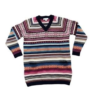 Gucci girls stripped long sleeve wool sweater size5.